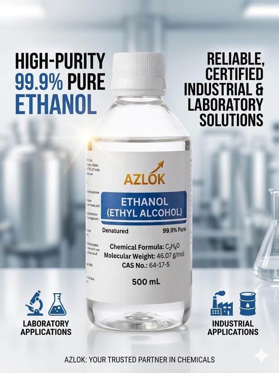 Ethanol 99.9% (Denatured) 500 mL,Analytical Grade, Laboratory Grade., generic - Image 2