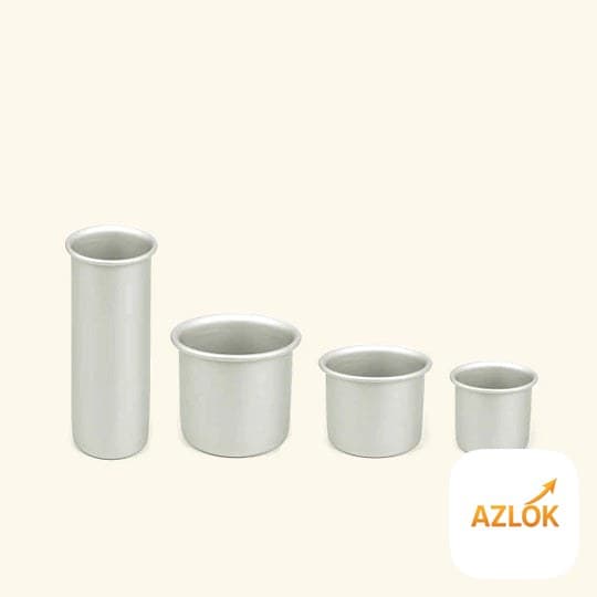 Aluminium Candle Mould - Set of 4 - Image 1