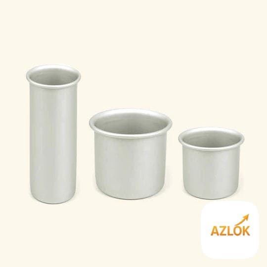 Aluminium Candle Mould - Set of 3 - Image 1