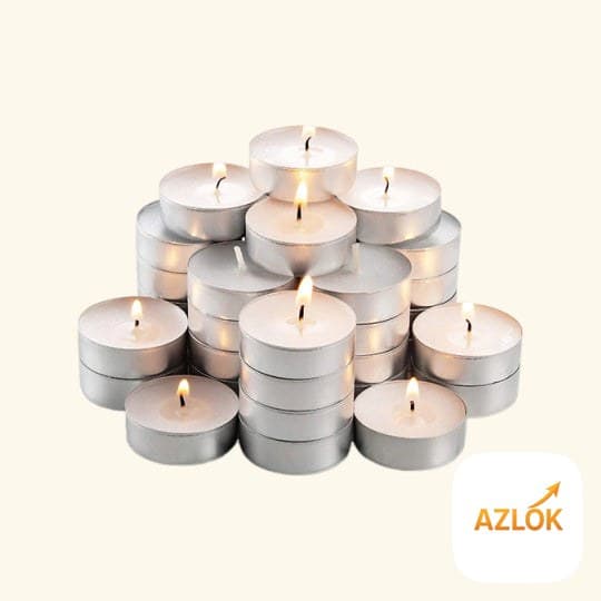 Tea Light Smokeless Candle - Burning Time 2.5 Hours - Image 1
