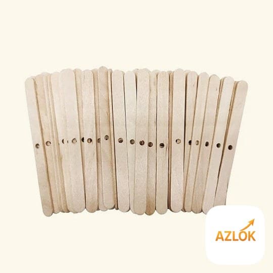 Wooden Candle Wick Holder - Image 1