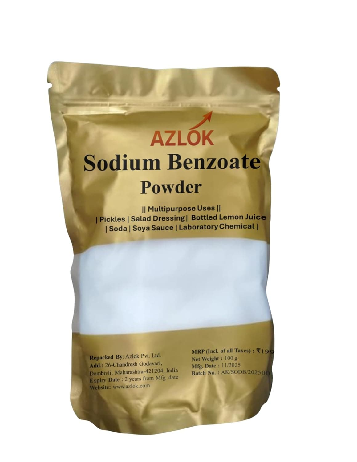 Sodium Benzoate Powder 800 g | Food Grade Preservative - Image 3