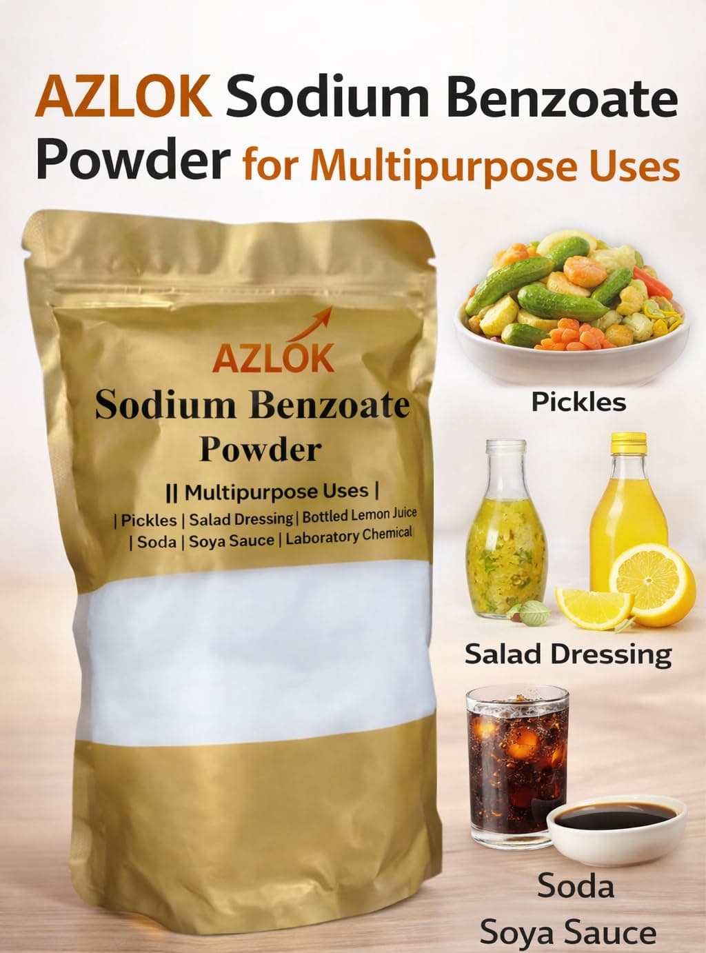Sodium Benzoate Powder 800 g | Food Grade Preservative - Image 4