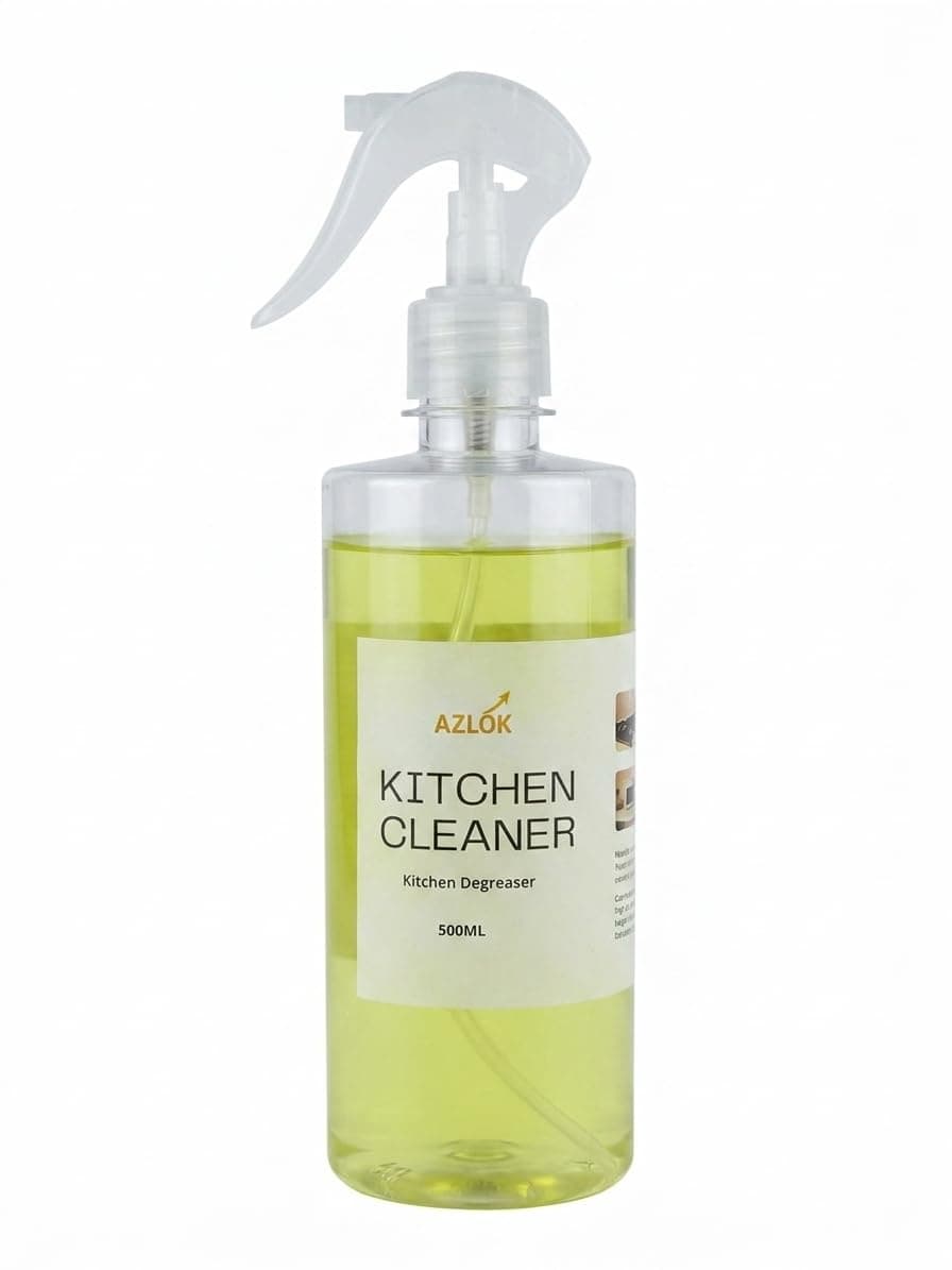 Kitchen Cleaner | India’s 1st Formulation for Less Scrubbing | 500ml | Suitable for Stoves, Chimneys, Counter Tops, Appliances, Walls & Cabinets | Non Toxic & Natural