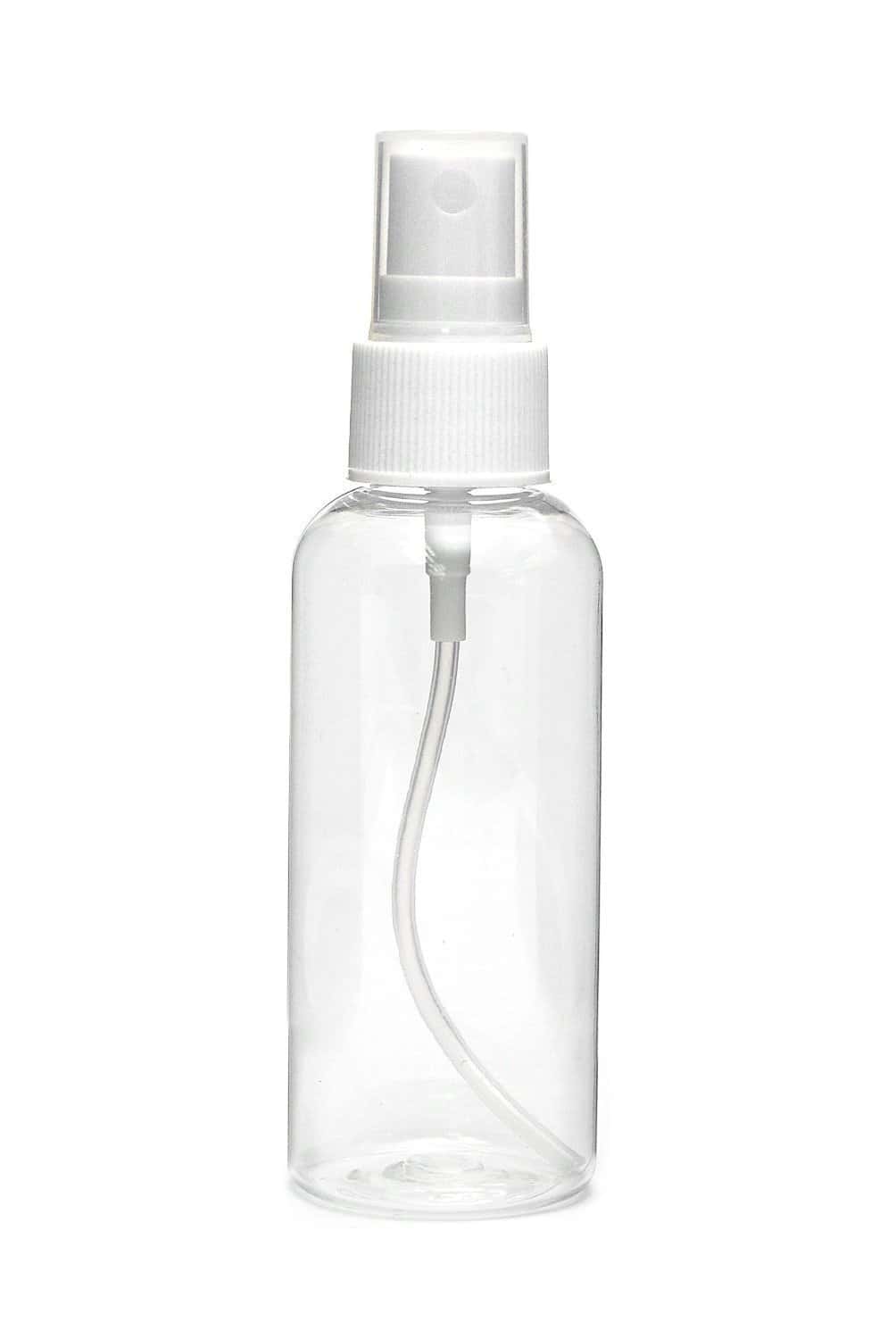 100ml Empty Refillable Fine Mist Sprayer Spray Bottle Atomizer With Ultra-Fine Mist Pump,1 Pc,100 ml,Pet Plastic,Transparent