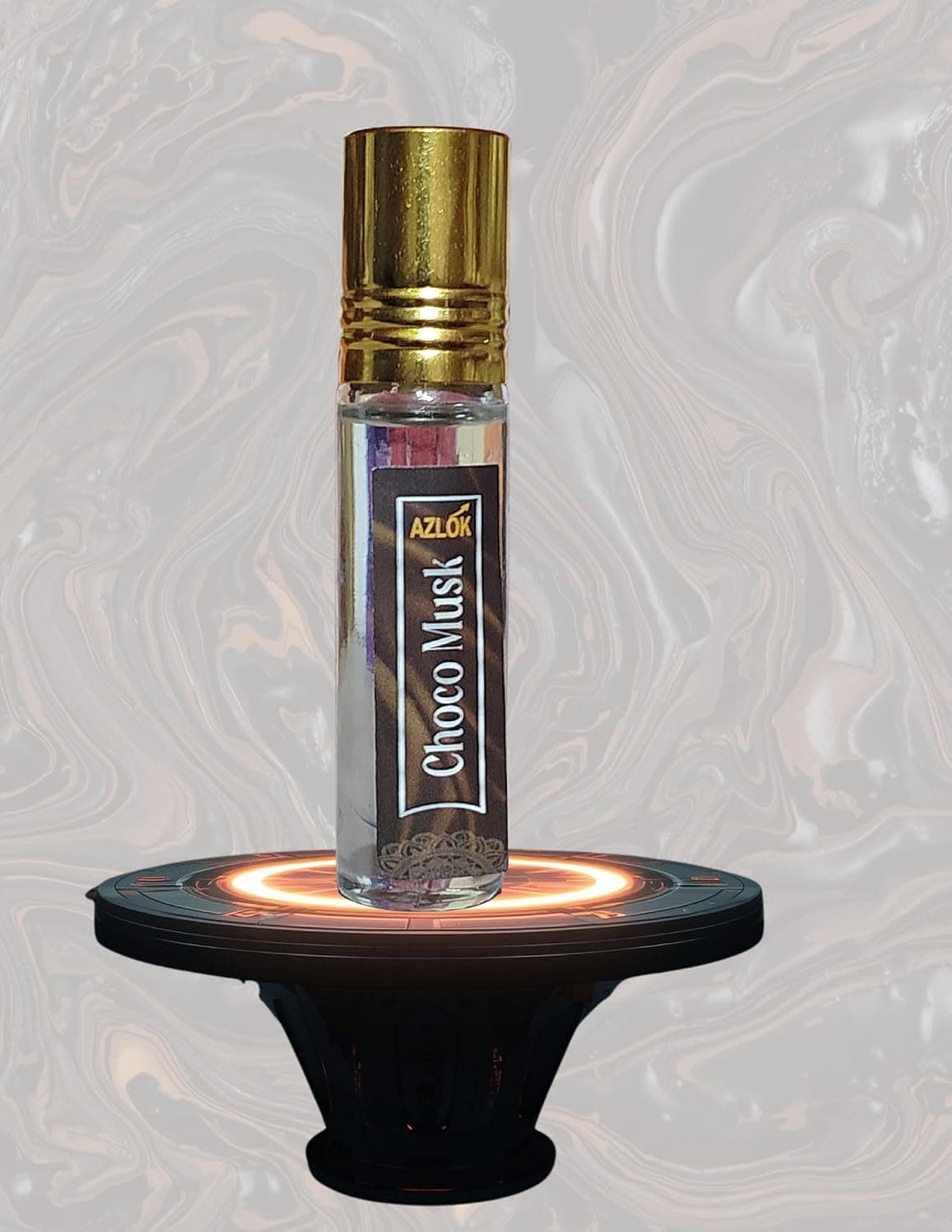 Choco Musk Attar Perfume Oil (9 ml) | Sweet Chocolate & Musky Fragrance | Alcohol-Free Long-Lasting Attar - Image 1