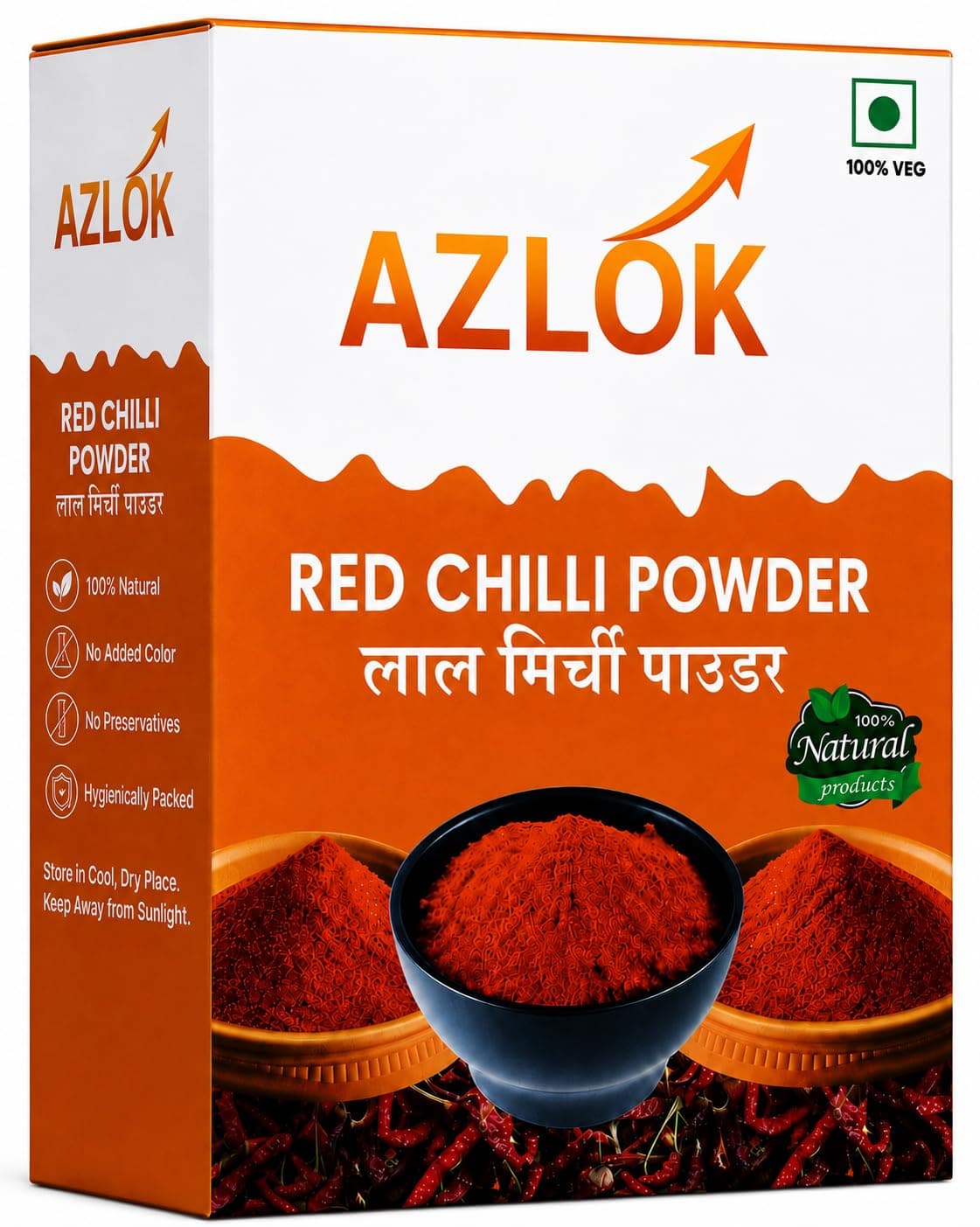 Red Chilli Powder, 100g Lal Mirchi Powder - Image 1