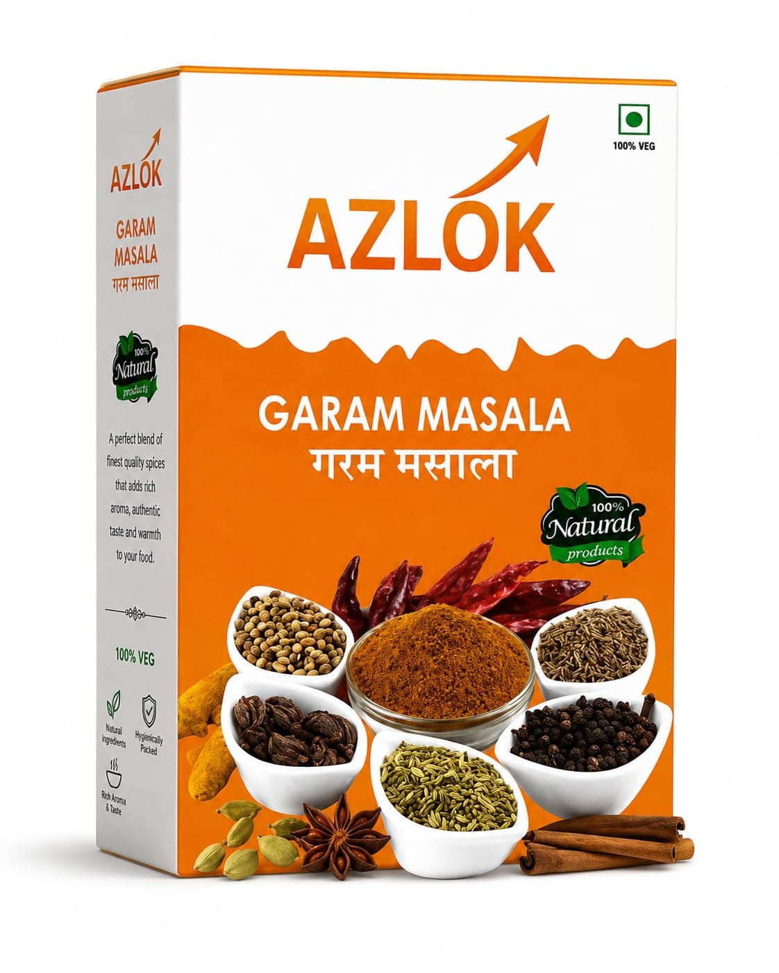 Garam Masala – 500g | Aromatic 13-Spice Blend for Curries, Gravies & Indian Cooking | Fine-Ground Garam Masala Powder for Rich Colour & Balanced Flavour - Image 1
