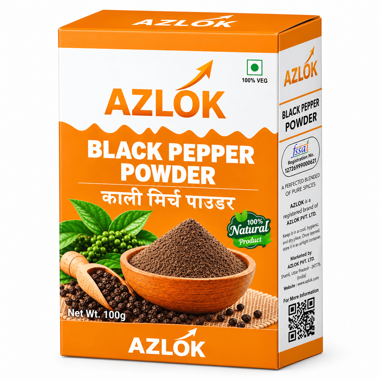 Azlok Kali Mirch / Black Pepper Powder - Image 1