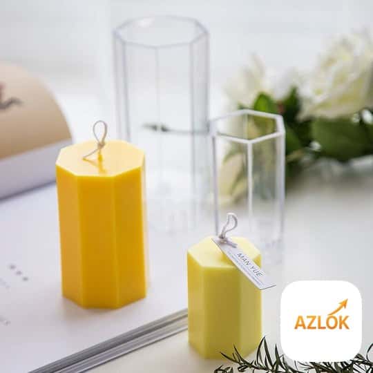 3D Hexa Poly Candle Mold