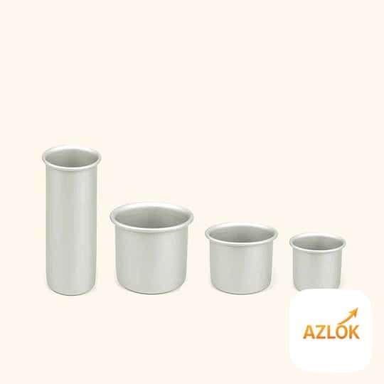 Aluminium Candle Mould - Set of 4