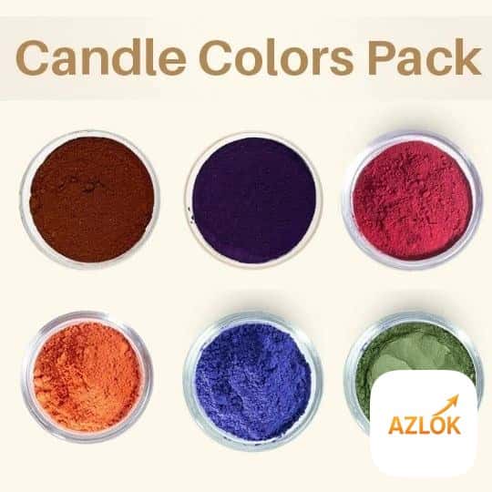 6 Candle Color Combo Pack