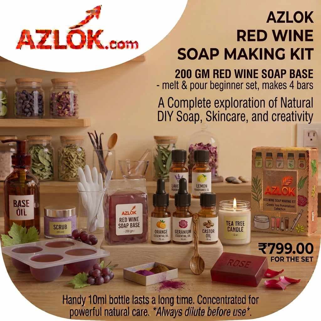Red Wine Soap Making Kit: A Beginner's Guide to Your First Homemade Bar