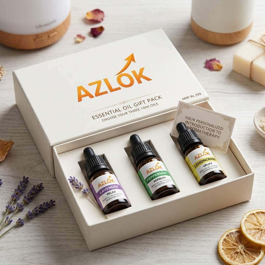 Essential Oil Gift Pack - Box of 3 Oils ( Customizable )