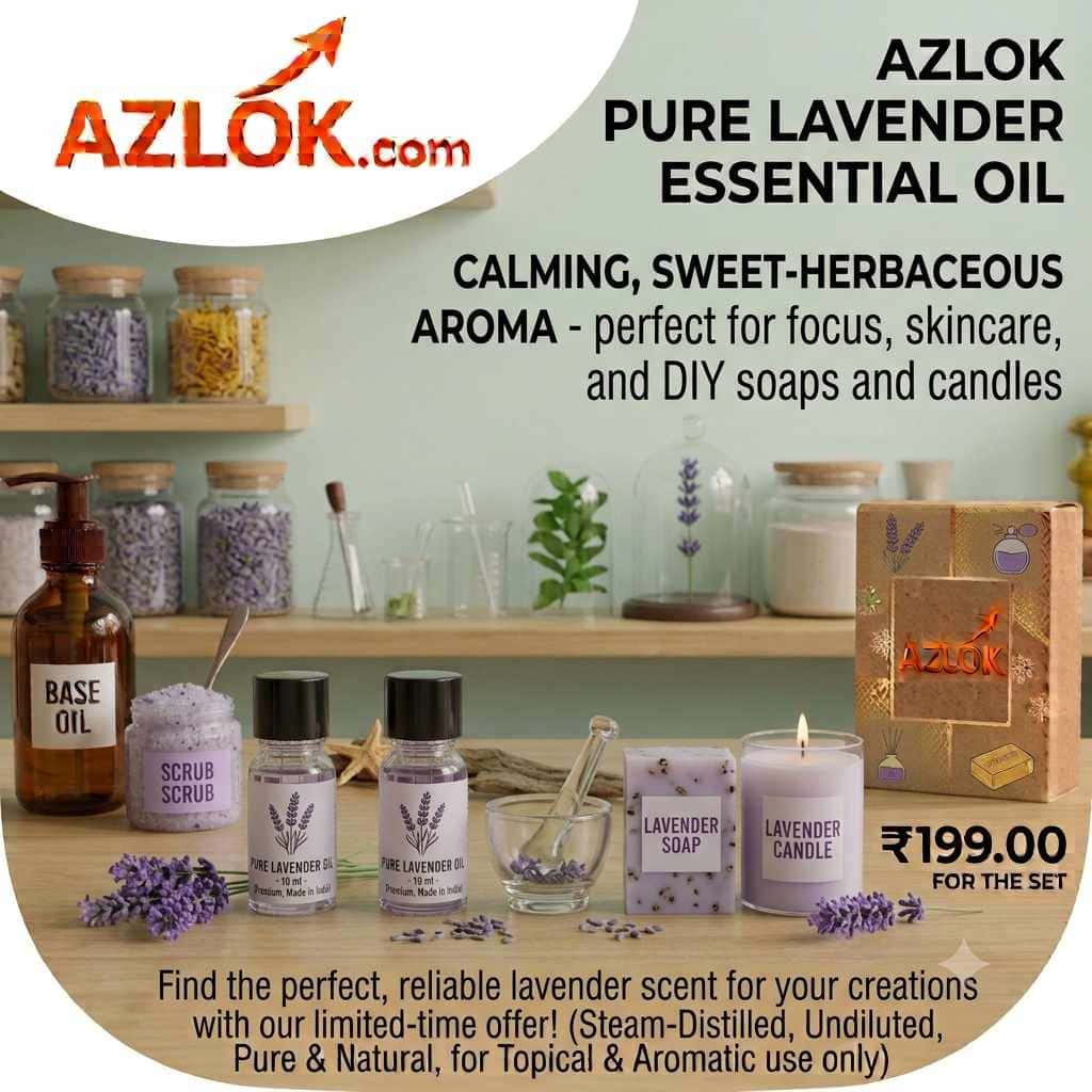 Lavender Oil - 10 Ml | Buy 1 Get 1 Free