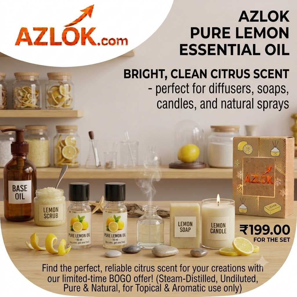 Lemon Oil - 10 Ml | Buy 1 Get 1 Free - Image 1