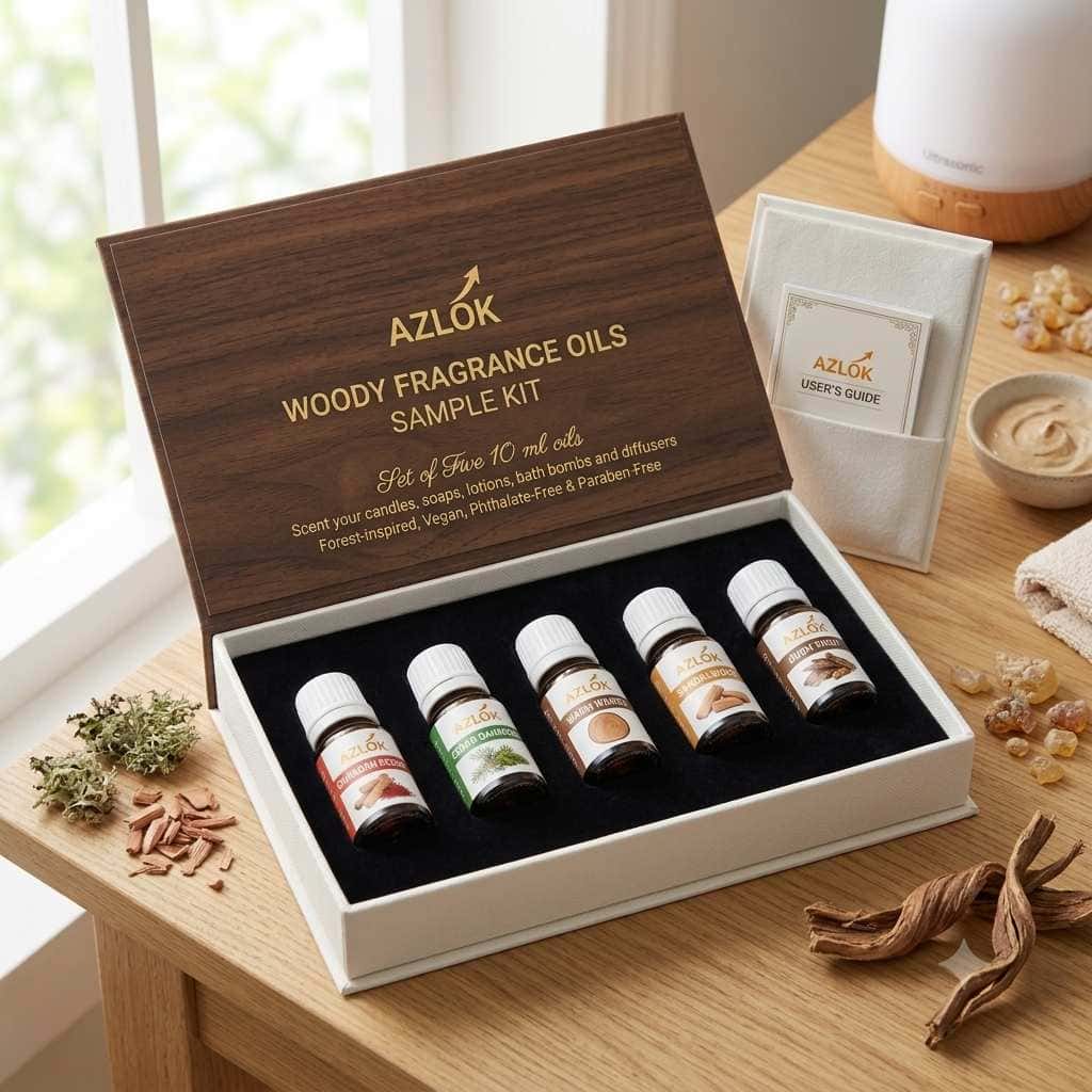 Musky & Woody Essential Oils Set - Pack of 3 Oils