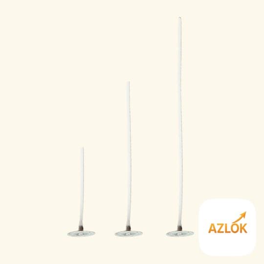 Pre Waxed Candle Wicks - 3 Inch + 5 Inch + 7 Inch - Combo Pack - Image 1