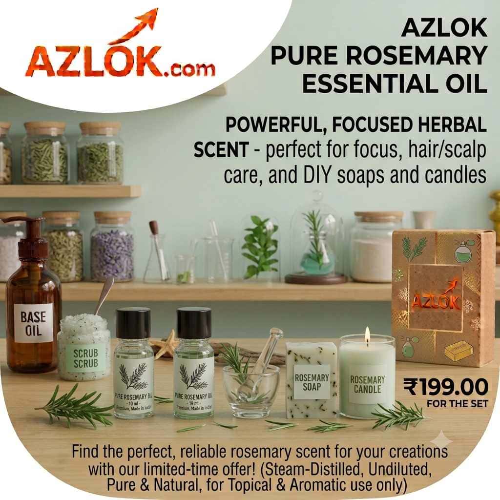 Rosemary Oil - 10 Ml | Buy 1 Get 1 Free