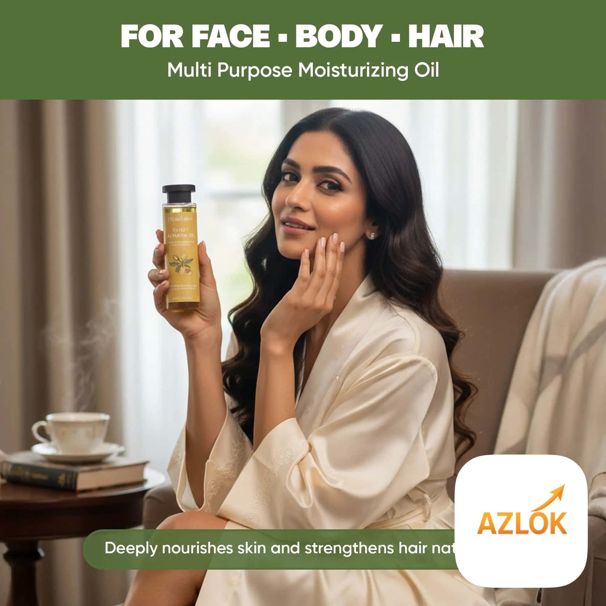 Azlok Tan Removal Kit: How to Fade Tan and Sun Damage With Natural Oils