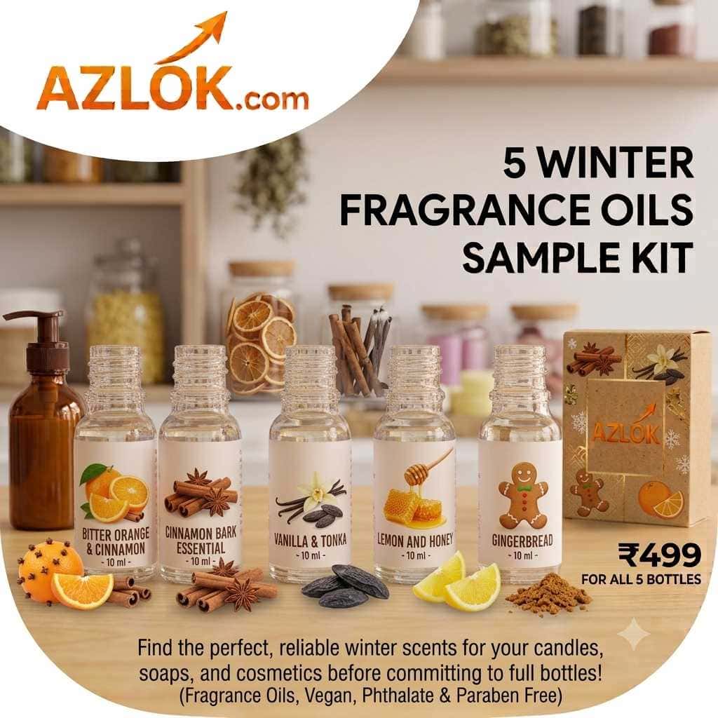 Winter Fragrance Oils Sample Kit - 10 Ml Each