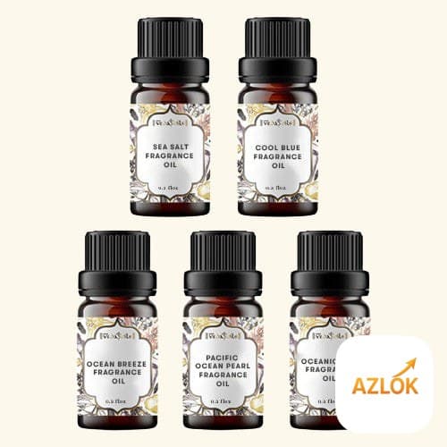 5 Marine Fragrance Oils Sample Kit - 10 Ml Each - Image 1