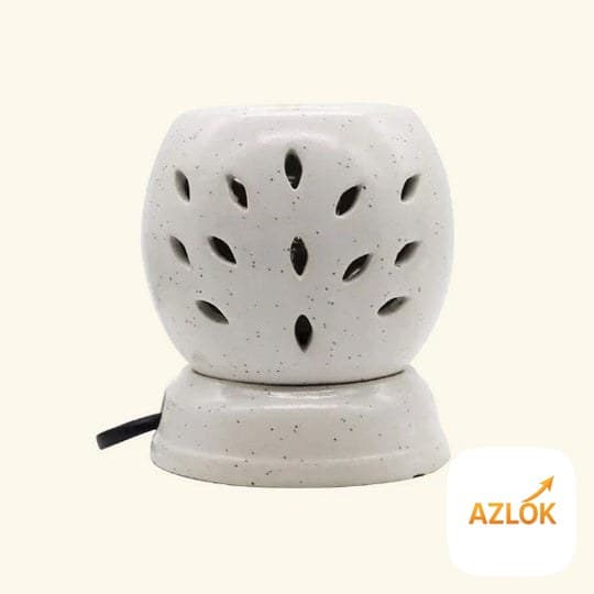 Ceramic Electric Round Shaped Aroma Diffuser - Image 1