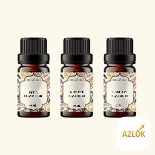 3 Dry Fruit Flavour Oil Sample Kit - 10 Ml - Image 1