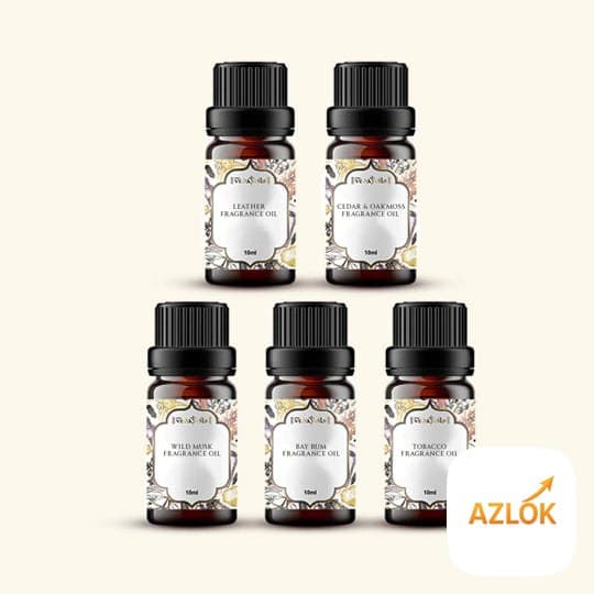 Men's Fragrance Oils Sample Kit - 10 Ml Each - Image 1