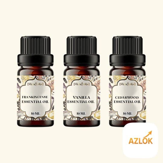 Musky & Woody Essential Oils Set - Pack of 3 Oils - Image 1