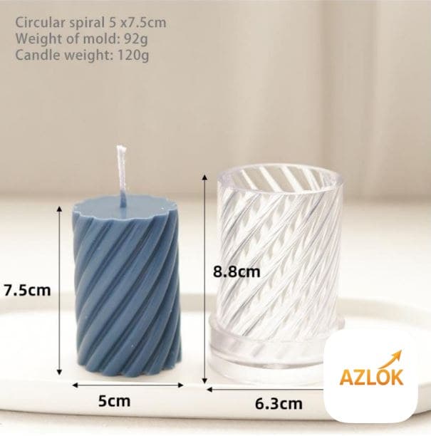 Spiral Pillar Polycarbonate Pillar Mold - Image 1
