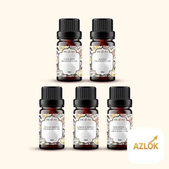 Summer Fragrance Oils Sample Kit - 10 Ml Each - Image 1