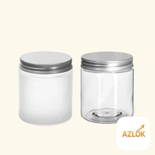 Transparent + Frosted Candle Jar - Combo Pack - Image 1