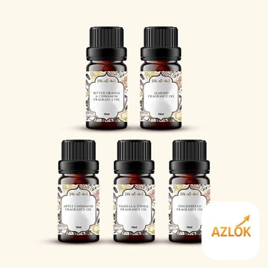 Winter Fragrance Oils Sample Kit - 10 Ml Each - Image 1